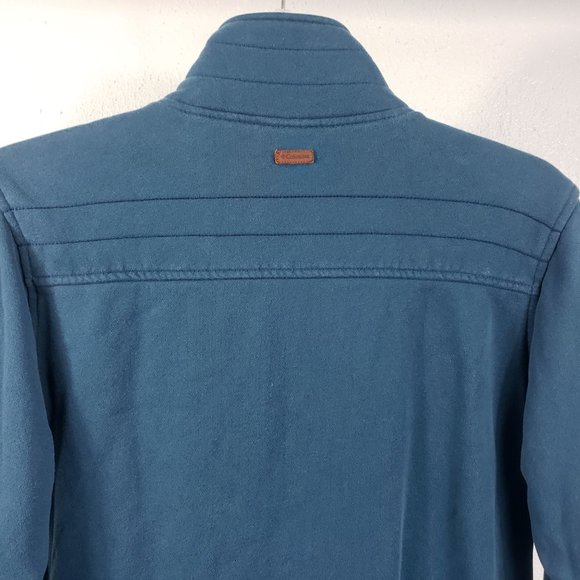 Columbia Women's Blue Lined Full Zip Long Sleeve Coat Sweater Jacket - Picture 6 of 11
